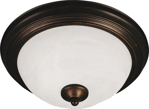 Essentials Three Light Flush Mount in Oil Rubbed Bronze - Image 1