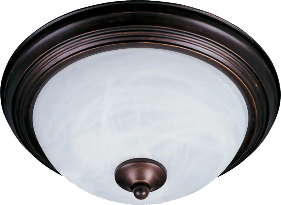 Essentials Two Light Flush Mount in Oil Rubbed Bronze - Image 1