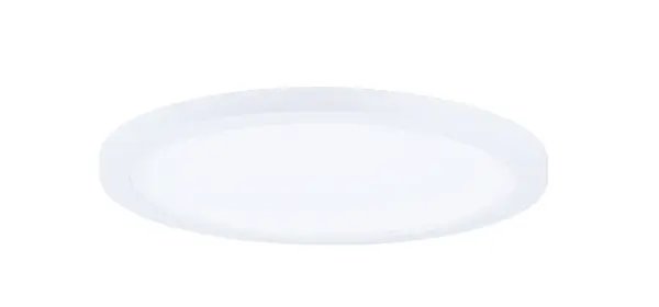 Wafer was designed for the discriminate consumer who wants the low profile look of recessed without the high cost. Manufactured of die cast aluminum, Wafer brings ultimate heat dissipation to its edge lit technology. Edge lighting gives very even light distribution while dispersing heat over a larger area. The result of this is longer LED life and better light diffusion. Collection: Wafer Finish: White Glass: White Width: 9.00" Height: 0.50" Length: 9.00" Weight: 1.27 lb Wire: 6" Bulbs Included Number of Bulbs: 1 Maximum Wattage: 20.00 W Bulb Type: PCB Bulb Base: PCB Integrated Light Source: LED Light Output: 1650.00 lm Color Temperature: 3000 K CRI: 90 Rated Average Life: 50000 Voltage: 120.00 V Material: Aluminum + Polycarbonate Safety Listing: cETLus Safety Rating: Wet Energy Star ADA LED Manufacturer Warranty: 5 Spec Sheet Instructions
