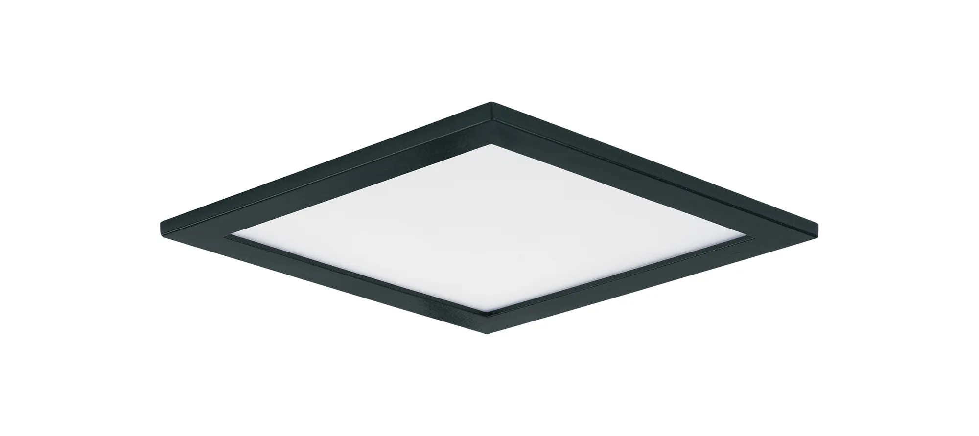 Wafer LED Flush Mount in Black
