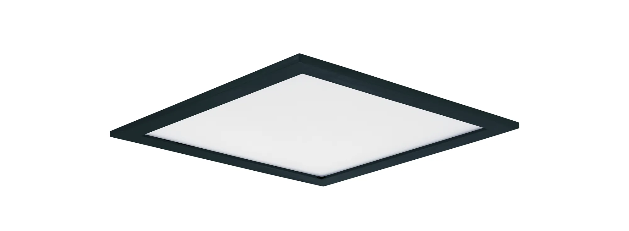 Wafer LED Flush Mount in Black