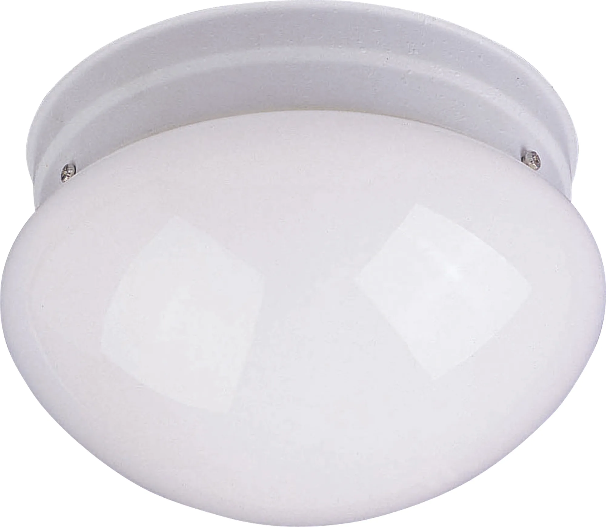 Essentials - 588x Two Light Flush Mount in White