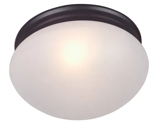 Essentials Two Light Flush Mount in Oil Rubbed Bronze - Image 1