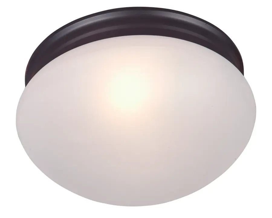 Essentials Two Light Flush Mount in Oil Rubbed Bronze - Image 1