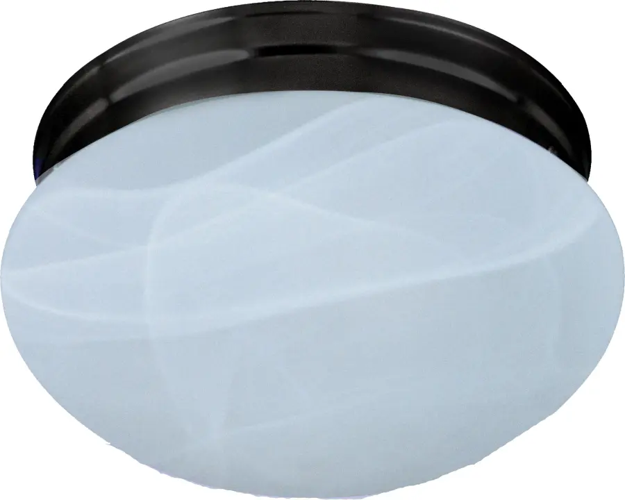 Essentials Two Light Flush Mount in Oil Rubbed Bronze - Image 1