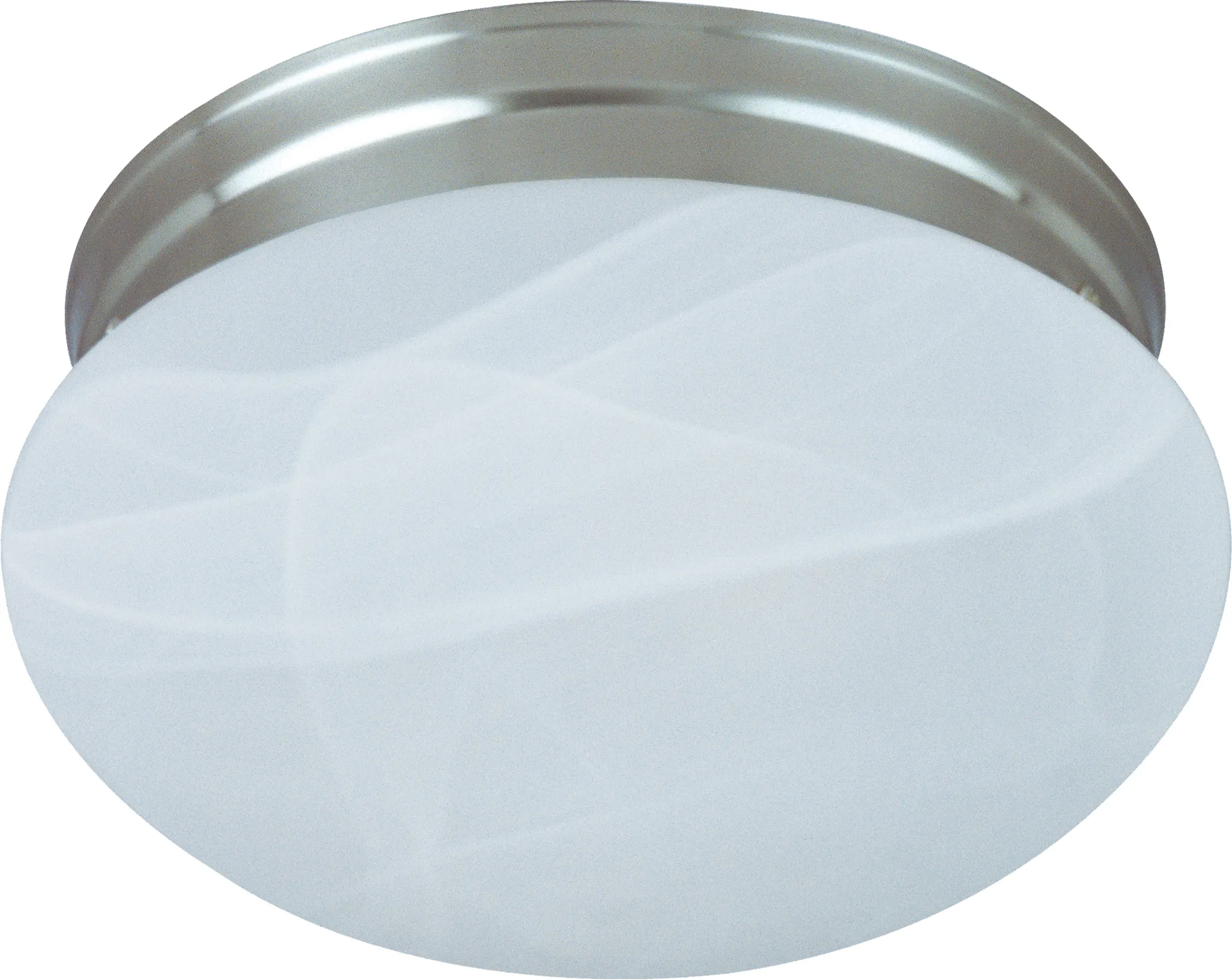Essentials - 588x Two Light Flush Mount in Satin Nickel