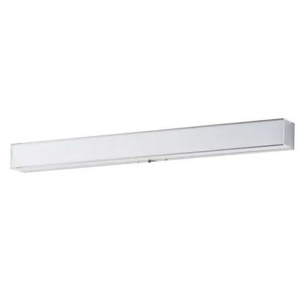 Defined by its contemporary edge, this series of flush mounts and wall sconces features a layered dimensional shade of acrylic. The thick miter cut Clear acrylic encases an inner opal White diffuser that is evenly illuminated by a high-powered integrated LED. Select from 5 different color temperatures using an easily accessible switch on the frame. Collection: Edge Finish: Polished Chrome Glass: Clear and Frosted Width: 5.00" Height: 2.75" Length: 30.00" Weight: 3.10 lb Extension from Wall: 2.75" Wire: 6" Bulbs Included Number of Bulbs: 1 Maximum Wattage: 28.00 W Bulb Type: LED Bulb Base: Integrated Light Source: LED Light Output: 2000.00 lm Color Temperature: 5000 K CRI: 90 Rated Average Life: 50000 Voltage: 120.00 V Material: PMMA Acrylic, Aluminum Safety Listing: cETLus Safety Rating: Damp Title 24 LED Manufacturer Warranty: 5 Spec Sheet Instructions