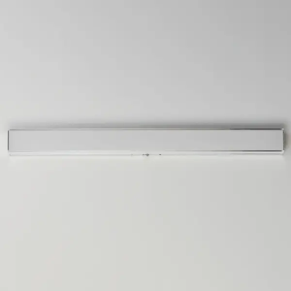 Defined by its contemporary edge, this series of flush mounts and wall sconces features a layered dimensional shade of acrylic. The thick miter cut Clear acrylic encases an inner opal White diffuser that is evenly illuminated by a high-powered integrated LED. Select from 5 different color temperatures using an easily accessible switch on the frame. Collection: Edge Finish: Polished Chrome Glass: Clear and Frosted Width: 5.00" Height: 2.75" Length: 30.00" Weight: 3.10 lb Extension from Wall: 2.75" Wire: 6" Bulbs Included Number of Bulbs: 1 Maximum Wattage: 28.00 W Bulb Type: LED Bulb Base: Integrated Light Source: LED Light Output: 2000.00 lm Color Temperature: 5000 K CRI: 90 Rated Average Life: 50000 Voltage: 120.00 V Material: PMMA Acrylic, Aluminum Safety Listing: cETLus Safety Rating: Damp Title 24 LED Manufacturer Warranty: 5 Spec Sheet Instructions - alternate view