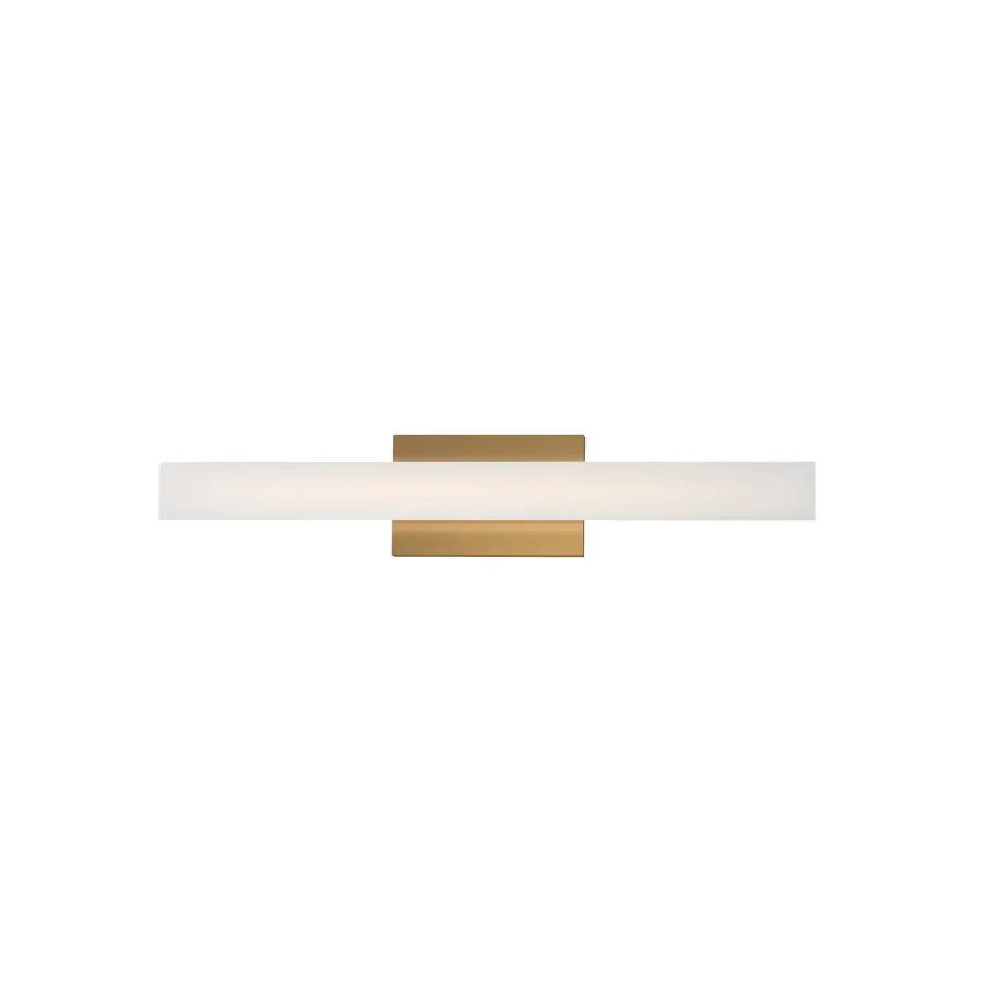 Vogue LED Vanity Light in Natural Aged Brass