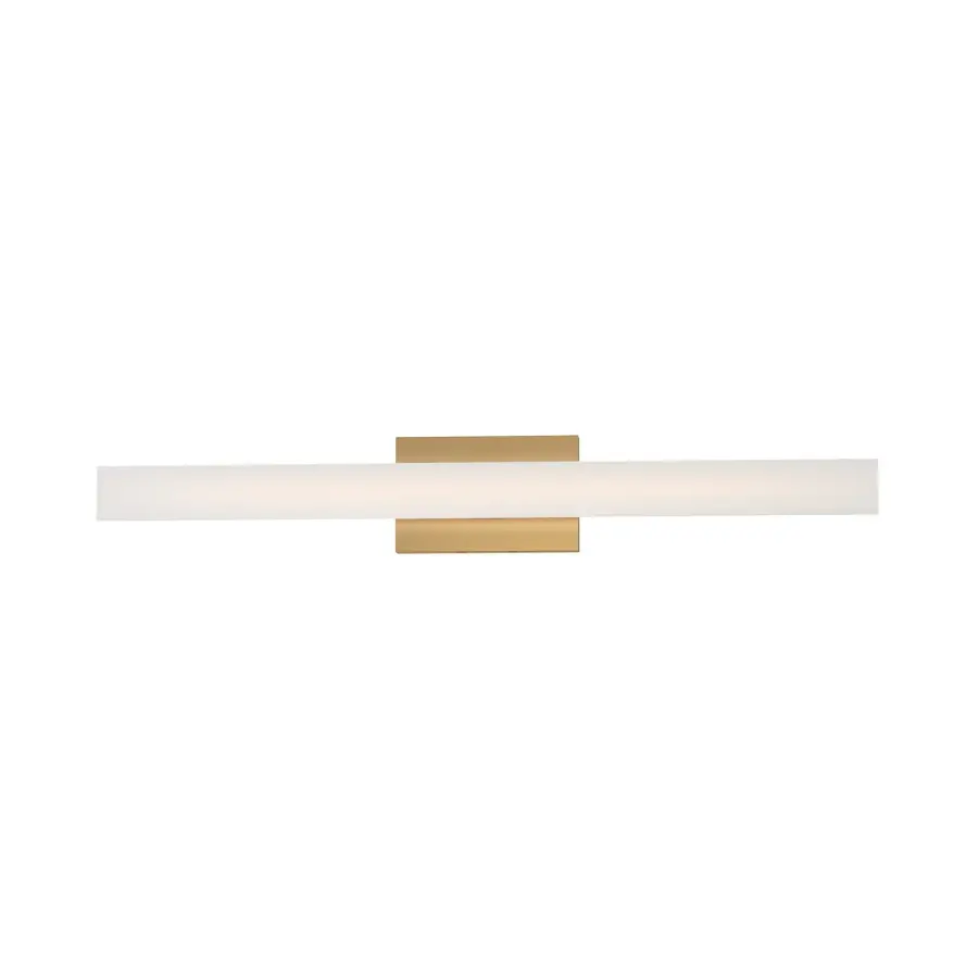 Vogue LED Vanity Light in Natural Aged Brass