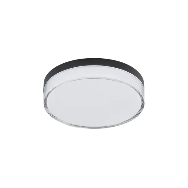Defined by its contemporary edge, this series of flush mounts and wall sconces features a layered dimensional shade of acrylic. The thick miter cut Clear acrylic encases an inner opal White diffuser that is evenly illuminated by a high-powered integrated LED. Select from 5 different color temperatures using an easily accessible switch on the frame.