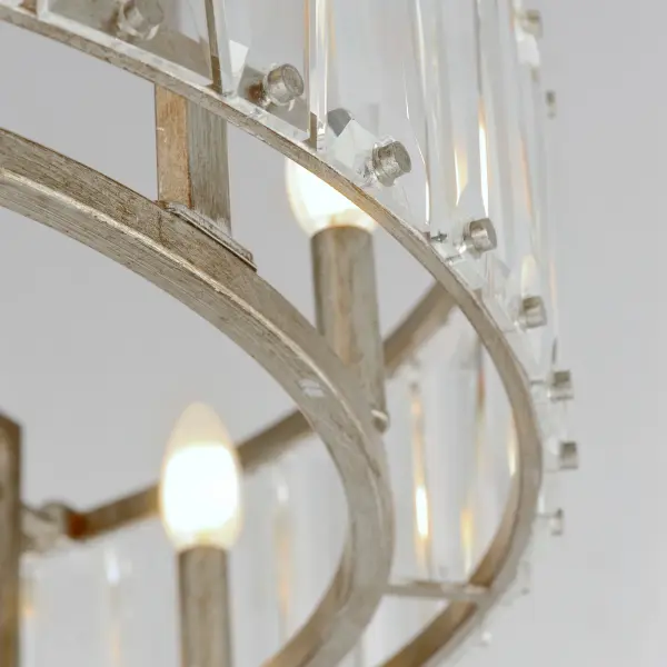 Odeon LED Fandelight in Golden Silver - Image 3