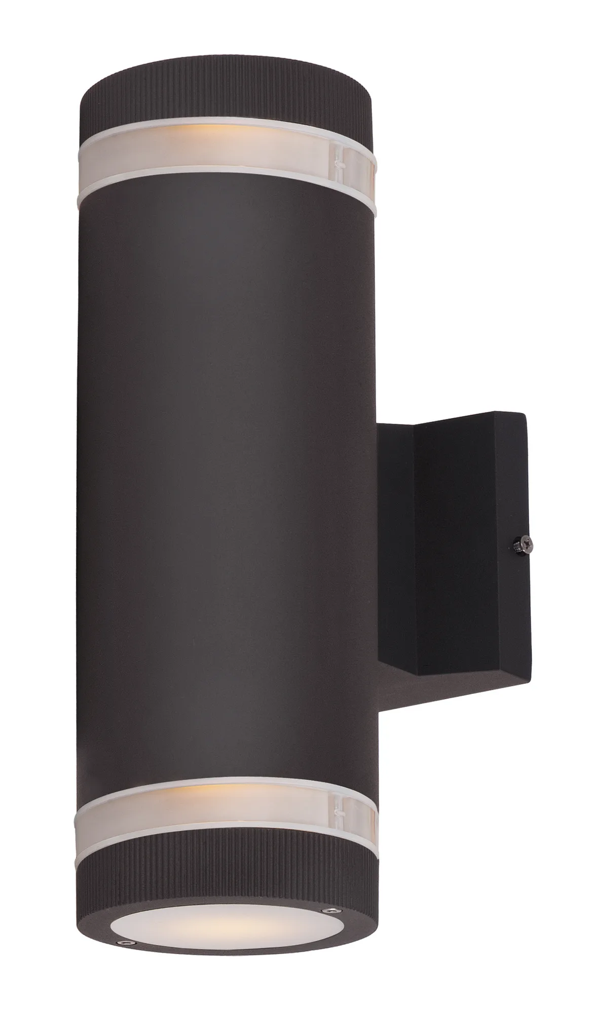 Lightray Two Light Outdoor Wall Lantern in Architectural Bronze