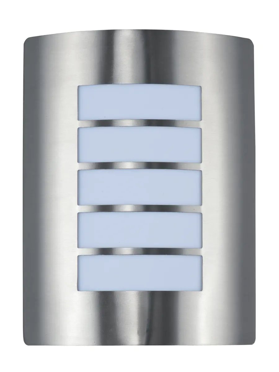 View LED E26 Outdoor Wall Sconce in Stainless Steel - Image 1
