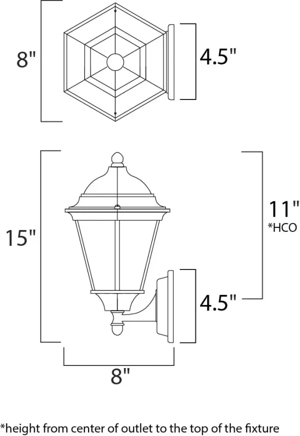 Westlake LED E26-Outdoor Wall Mount - alternate view