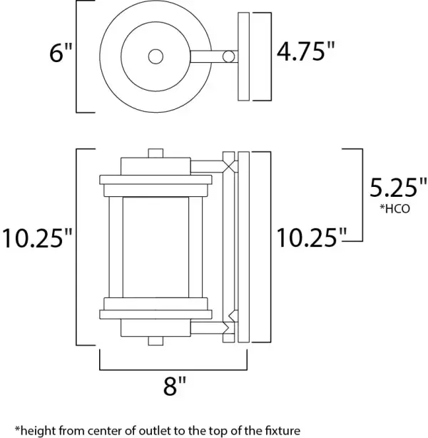 Lighthouse LED E26-Outdoor Wall Mount - alternate view