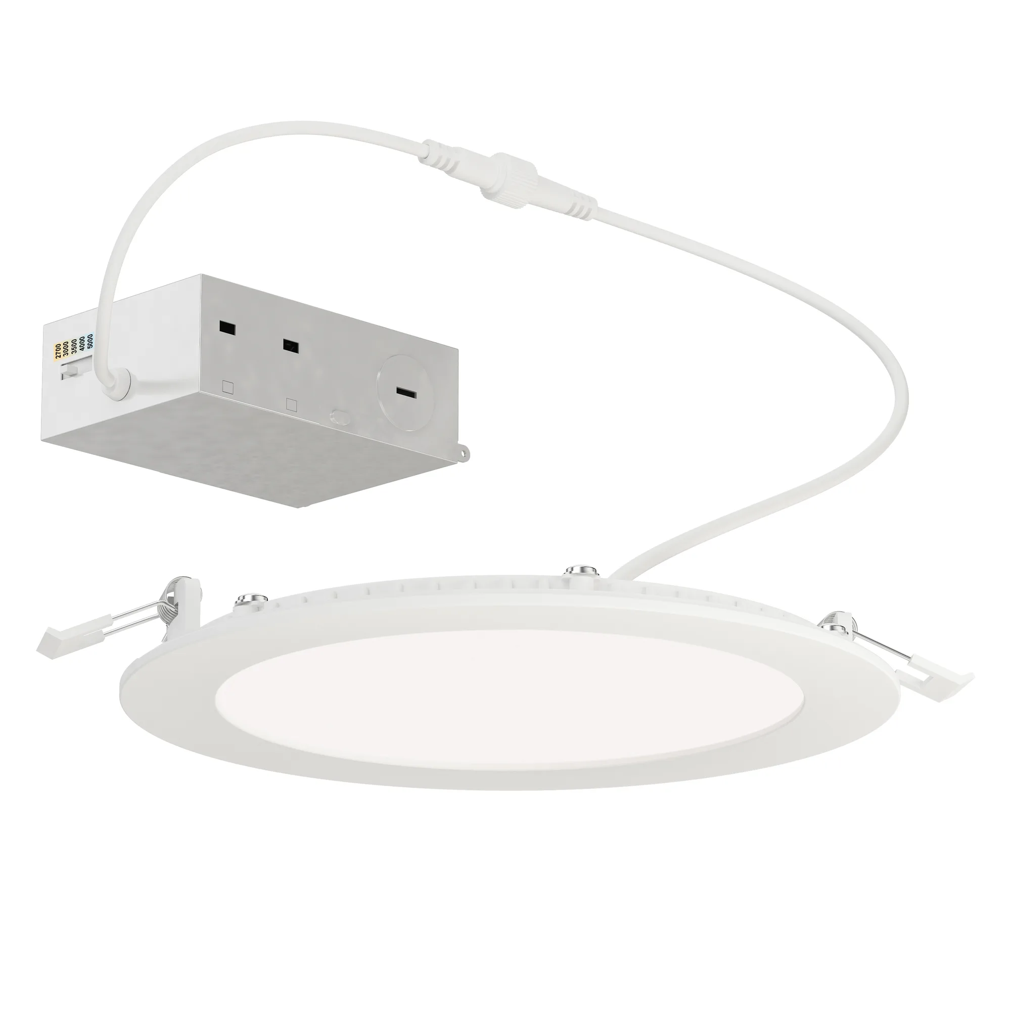 Slim 6.75" LED Recessed Downlight in White