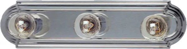 Essentials 3-Light Bath Vanity in Satin Nickel - Image 1
