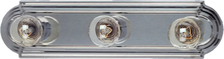 Essentials 3-Light Bath Vanity in Satin Nickel - Image 1