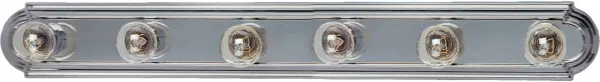 Essentials 6-Light Bath Vanity in Satin Nickel - Image 1