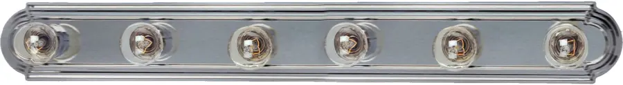 Essentials 6-Light Bath Vanity in Satin Nickel - Image 1