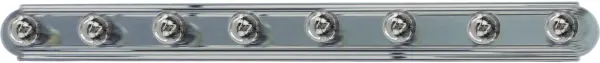 Essentials 8-Light Bath Vanity in Satin Nickel - Image 1
