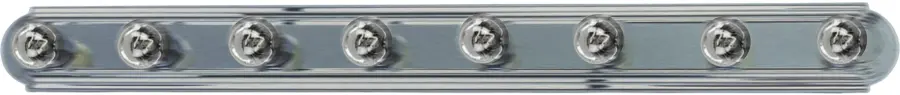 Essentials 8-Light Bath Vanity in Satin Nickel - Image 1