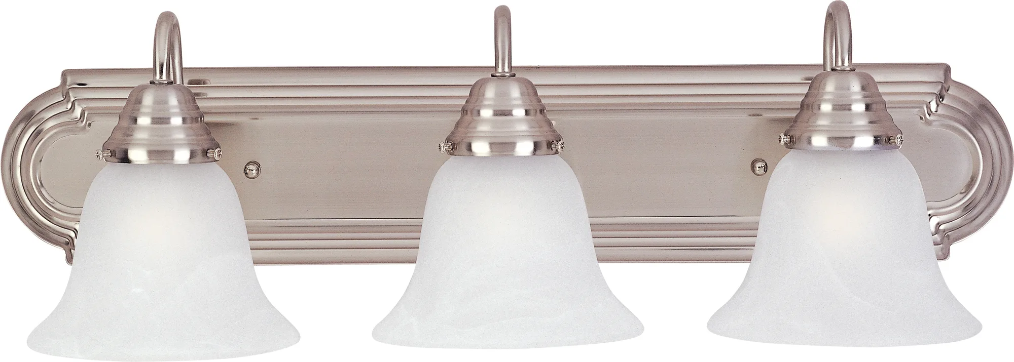 Essentials 3-Light Bath Vanity in Satin Nickel