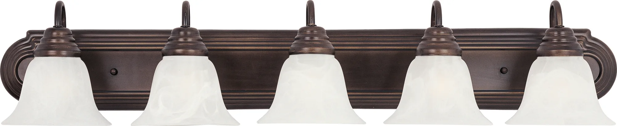 Essentials - 801x Five Light Bath Vanity in Oil Rubbed Bronze