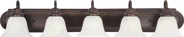 Essentials 5-Light Bath Vanity in Oil Rubbed Bronze - Image 1