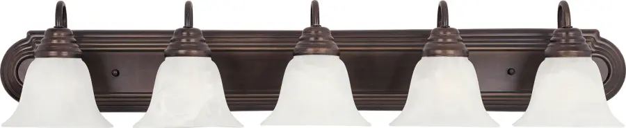 Essentials 5-Light Bath Vanity in Oil Rubbed Bronze - Image 1