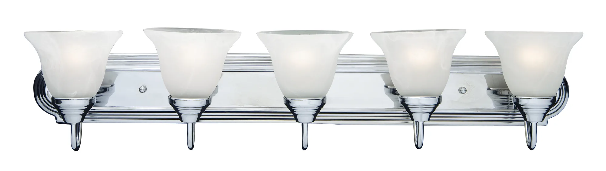 Essentials - 801x Five Light Bath Vanity in Polished Chrome