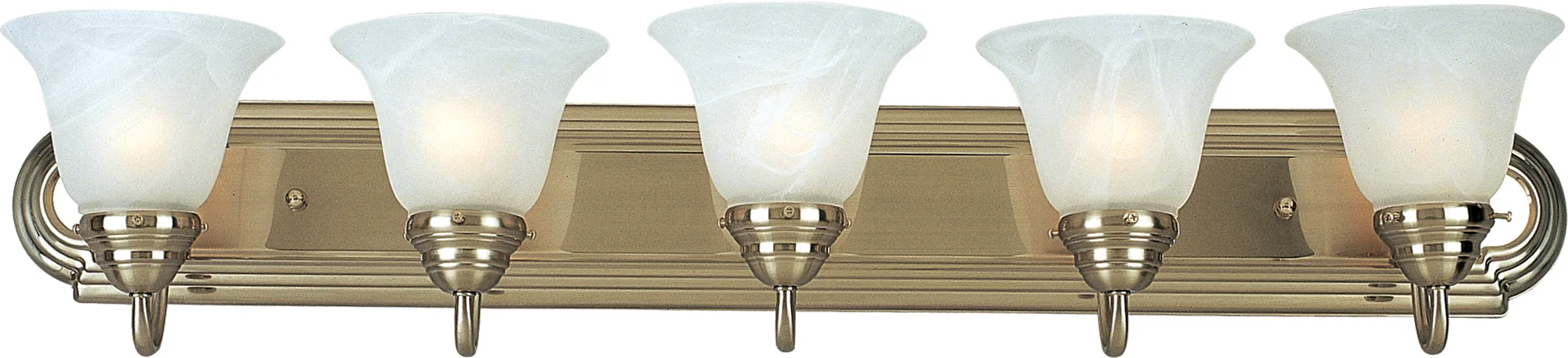 Essentials - 801x Five Light Bath Vanity in Satin Nickel