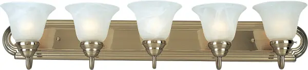 Essentials 5-Light Bath Vanity in Satin Nickel - Image 1