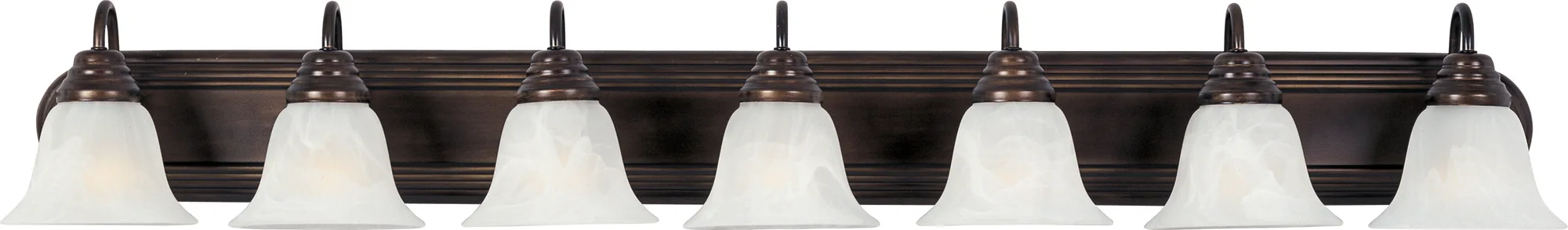 Essentials - 801x Seven Light Bath Vanity in Oil Rubbed Bronze