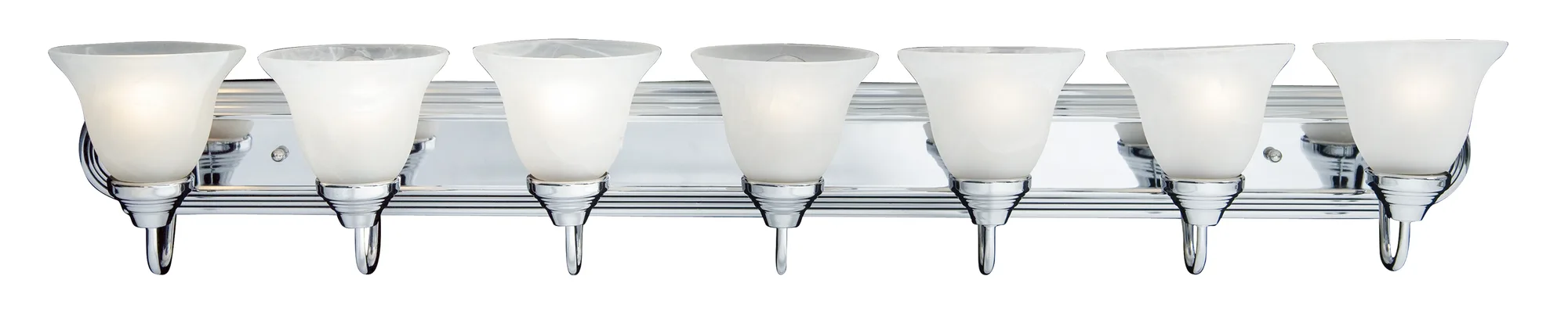 Essentials - 801x Seven Light Bath Vanity in Polished Chrome