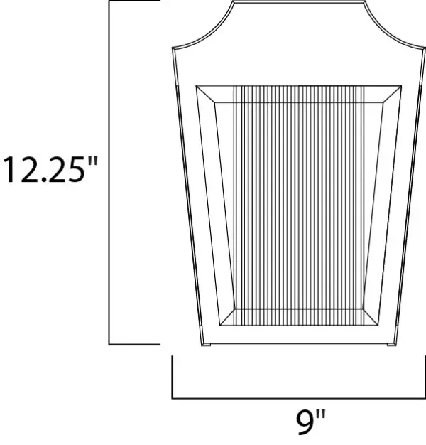A ribbed glass diffuser glows in the night as it is illuminated by an energy efficient LED light source concealed in the hood.  Available in two finish combinations Adobe with Topaz Ribbed and Anthracite with Clear Ribbed diffusers. - alternate view