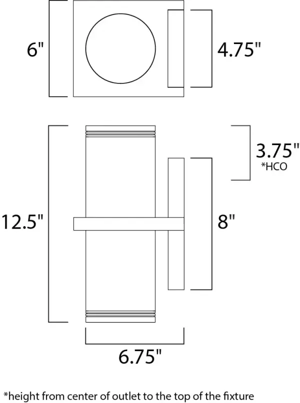 Indirect exterior lighting not only provides illumination where you want but it also highlights the building structure for a beautiful architectural effect. Our collection of up and down lighting fixtures are available in both Architectural Bronze, Black, and Brushed Aluminum. - alternate view