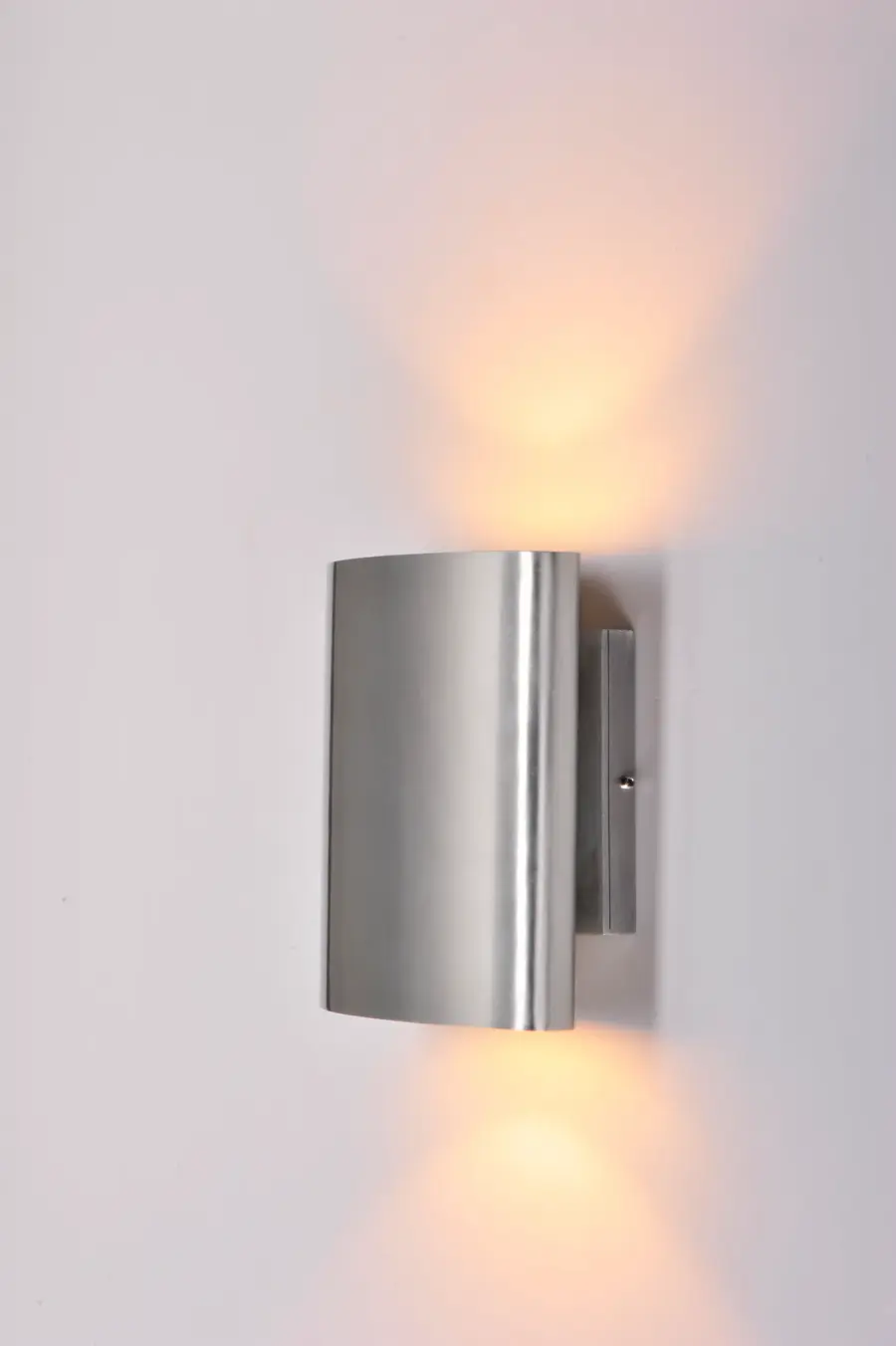 Lightray LED Outdoor Wall Sconce in Brushed Aluminum - Image 2