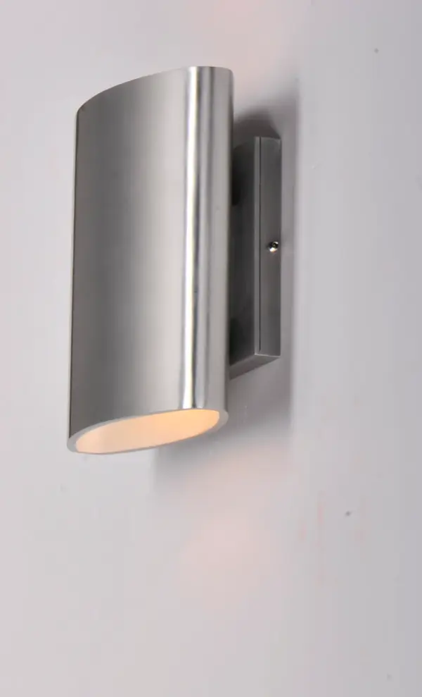Lightray LED Outdoor Wall Sconce in Brushed Aluminum - Image 3
