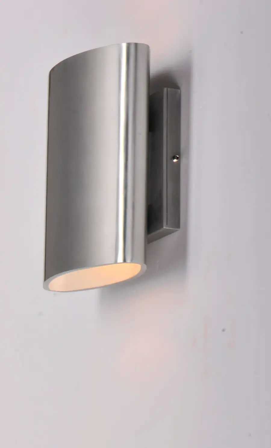 Lightray LED Outdoor Wall Sconce in Brushed Aluminum - Image 3