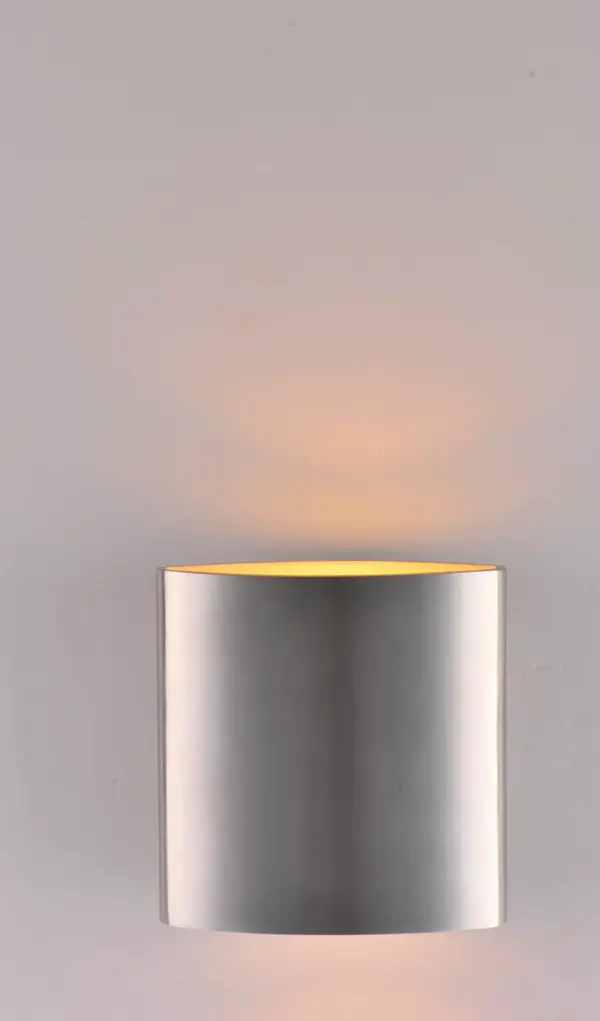 Lightray LED Outdoor Wall Sconce in Brushed Aluminum - Image 4