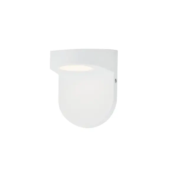 Ledge LED Outdoor Wall Sconce in White - Image 1