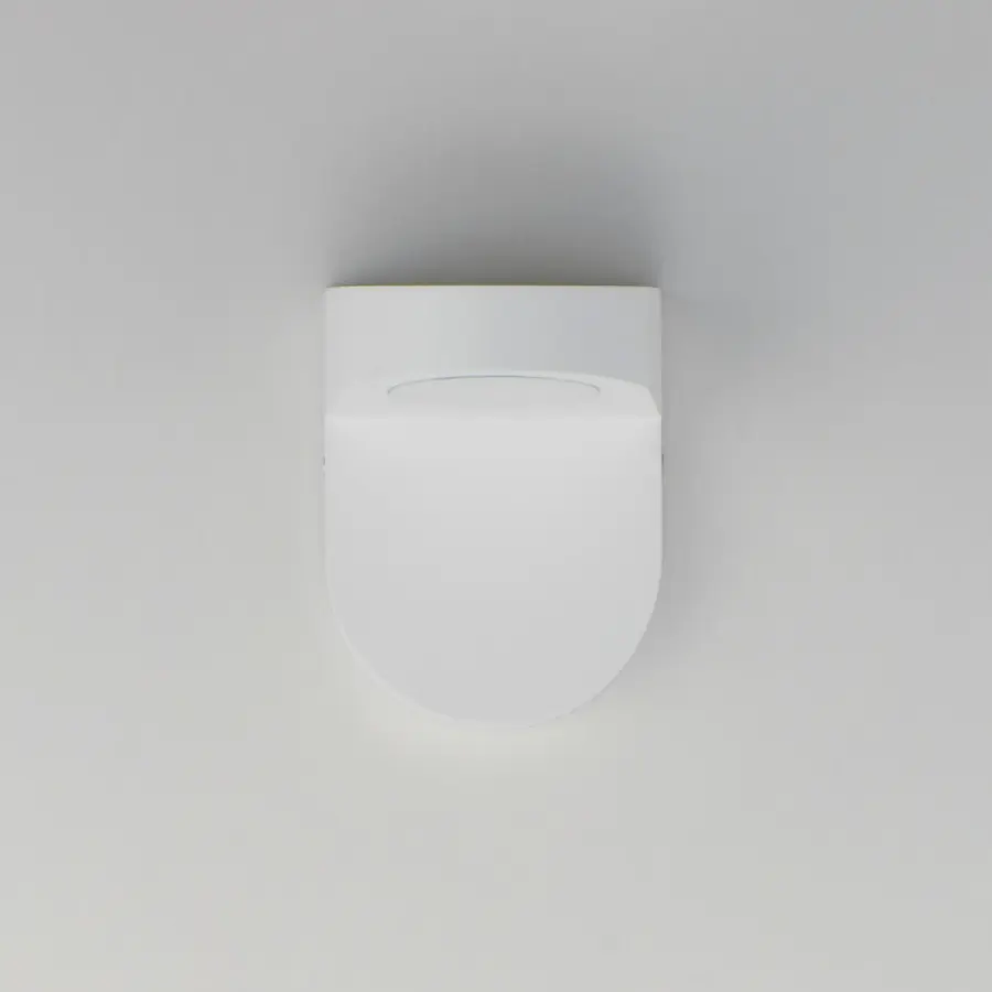 Ledge LED Outdoor Wall Sconce in White - Image 2