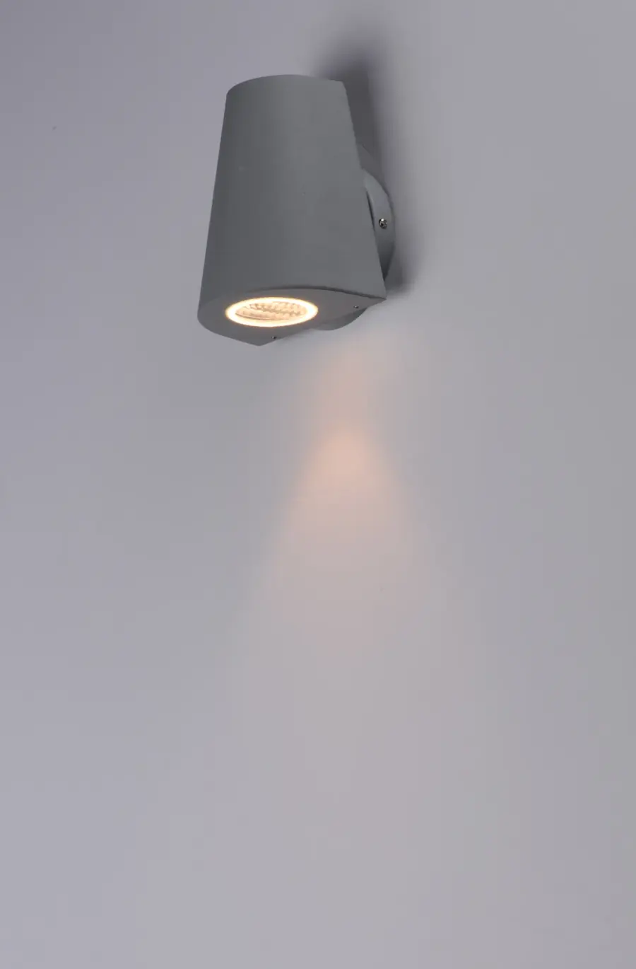 Mini LED Outdoor Wall Sconce in Silver - Image 2