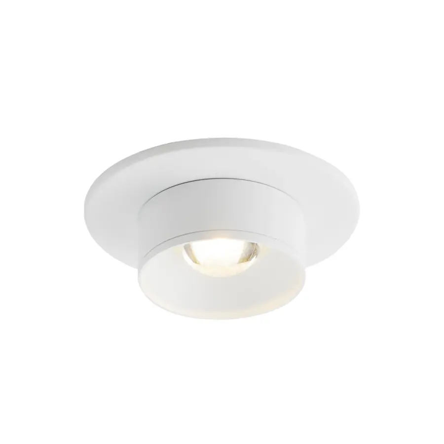 Caldera LED Flush Mount in White - Image 1