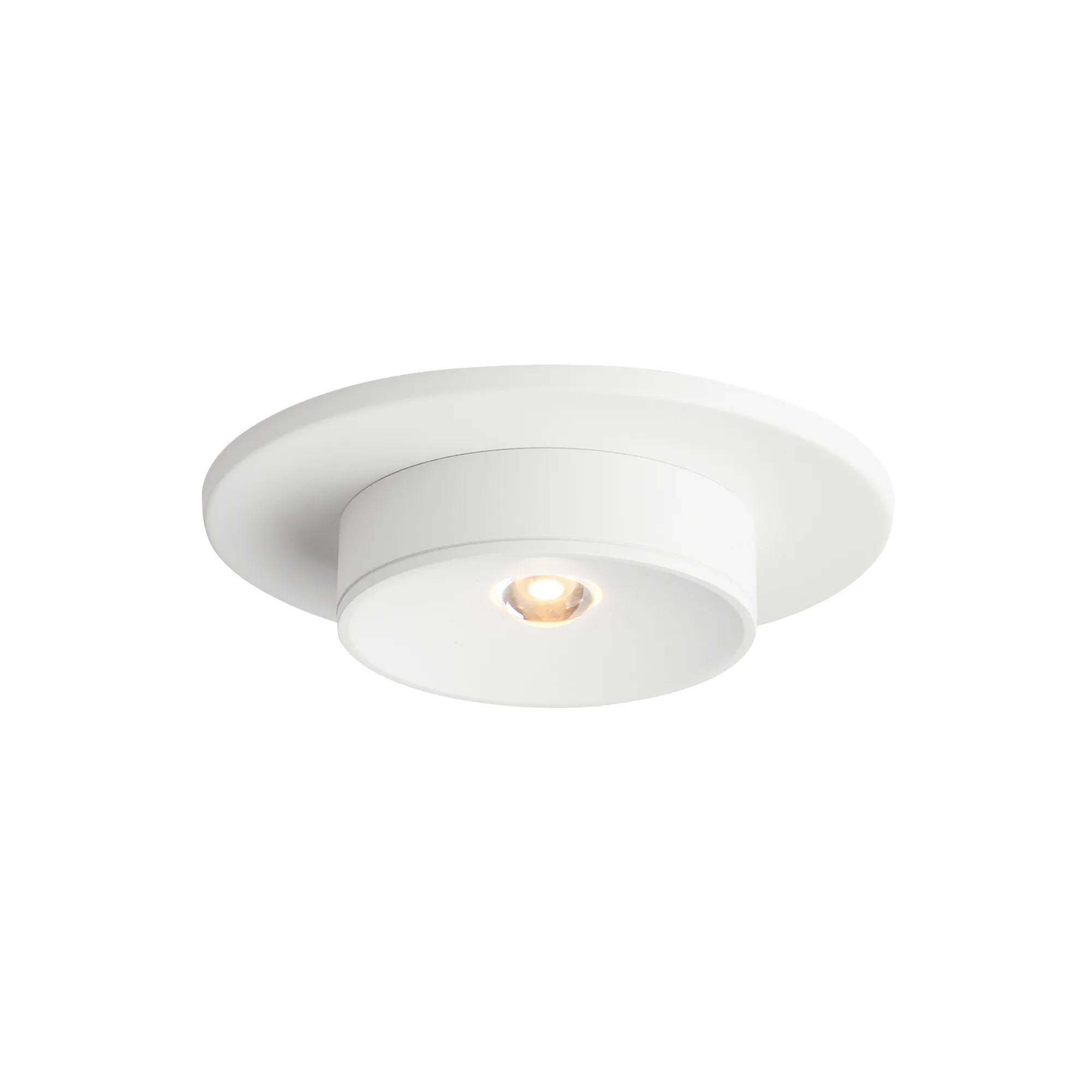 Caldera LED Flush Mount in White