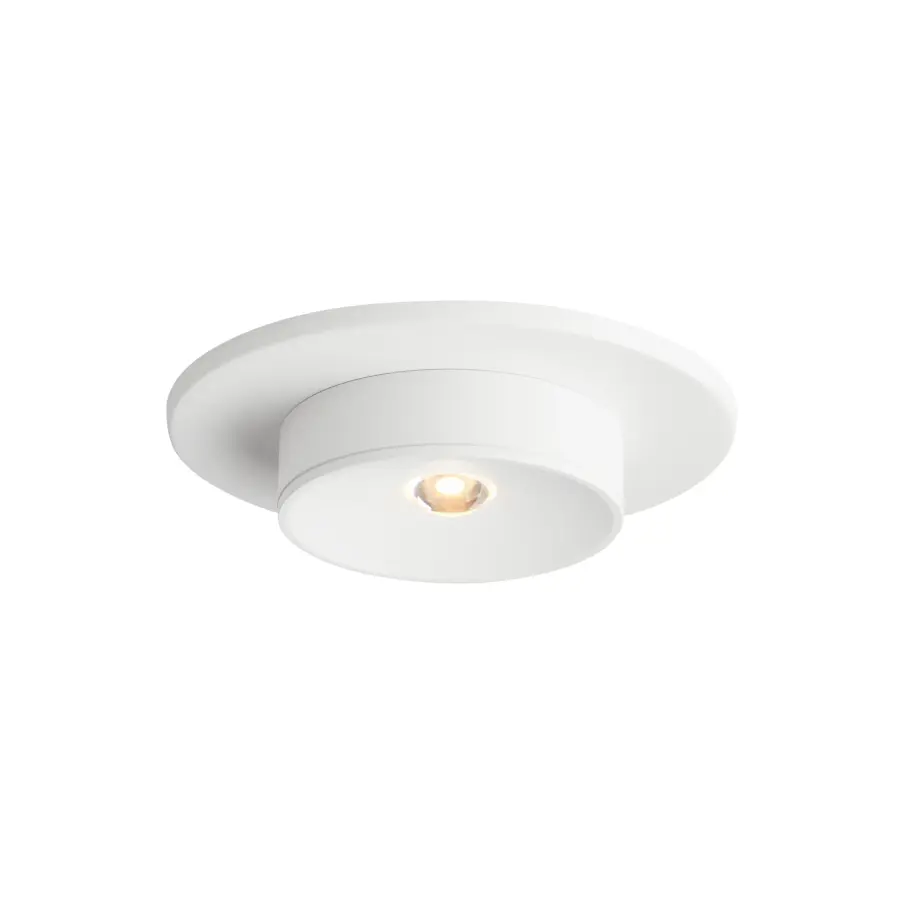Caldera LED Flush Mount in White - Image 1