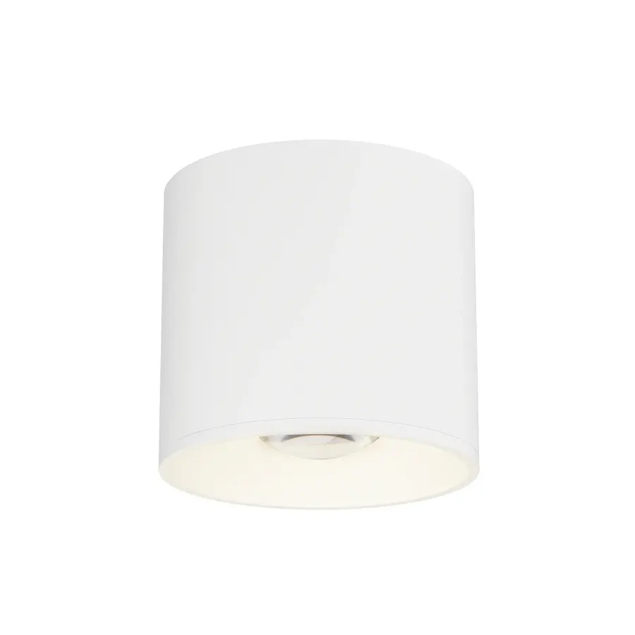 Stout LED Flush Mount in White