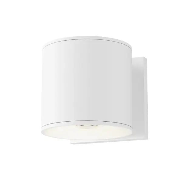 Stout LED Outdoor Wall Sconce in White